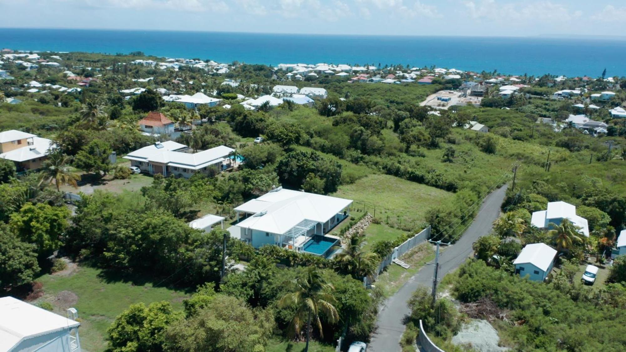 Magnifique Villa Standing Vue Mer Et Proche Plage Saint-Francois  Exterior photo